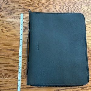 Coach padfolio black. Perfect condition
